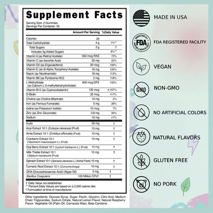 Everher Multivitamin Gummies - 1 Month Supply