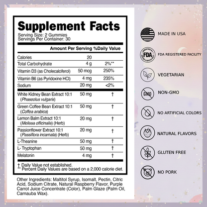 Everher Dream – Sleep Support Gummies - 1 Month Supply