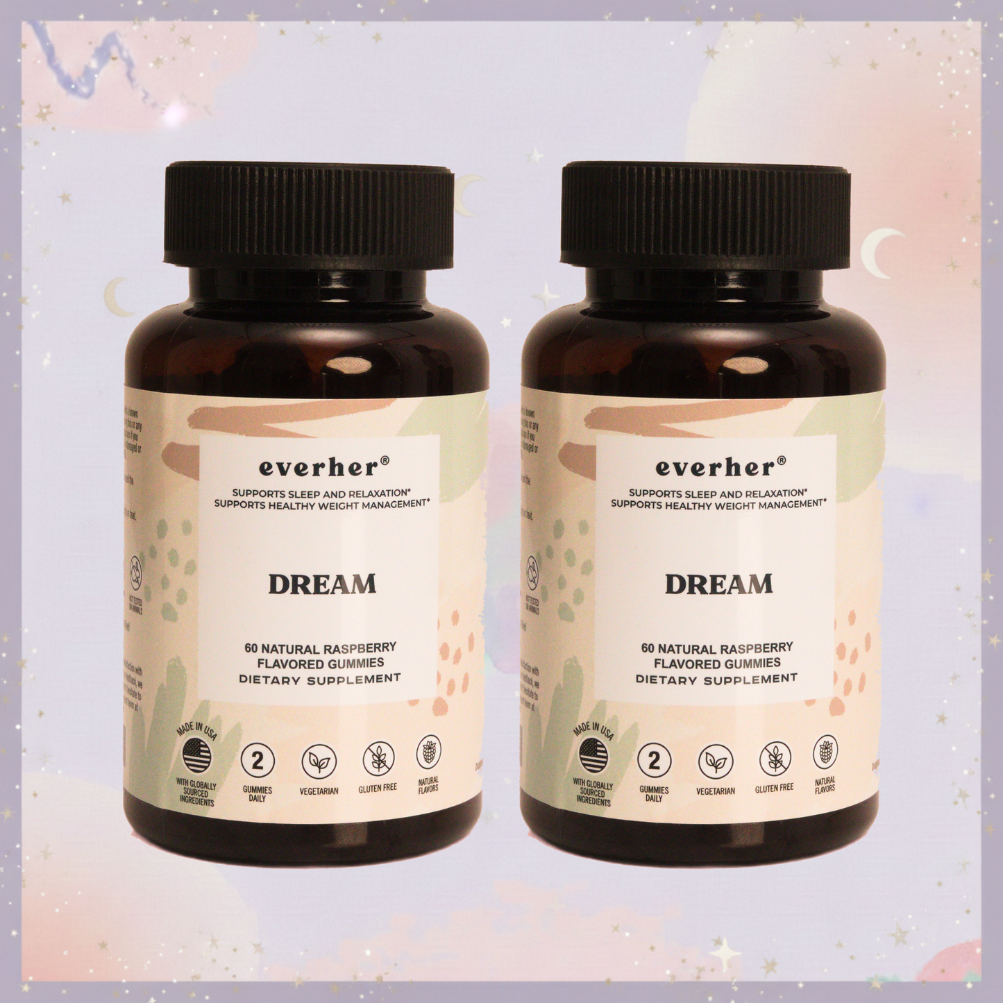 Everher Dream – Sleep Support Gummies - 2 Months Supply