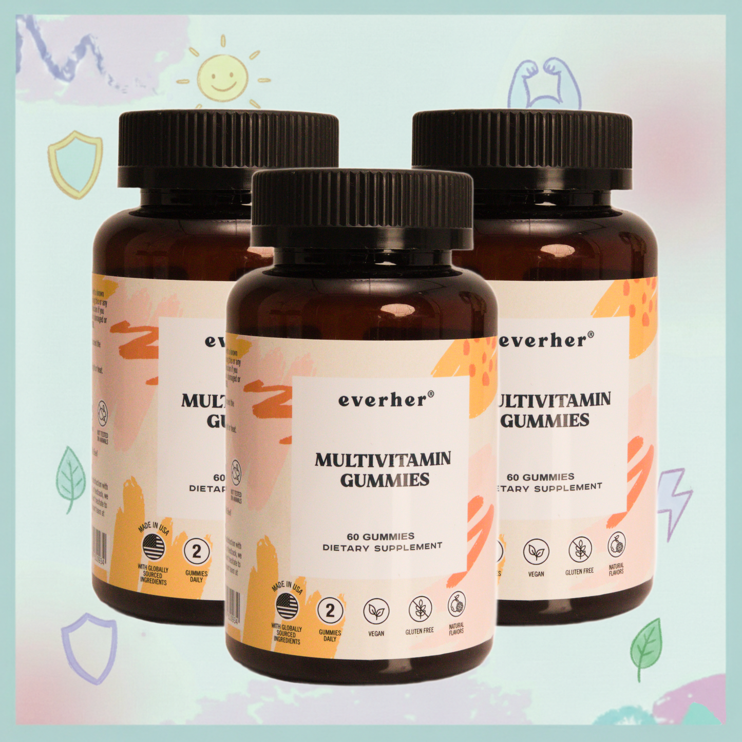 Everher Multivitamin Gummies - 3 Months Supply